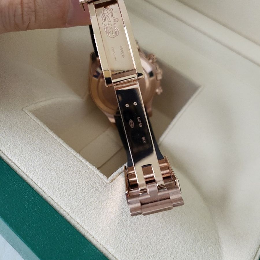 ROLEX Daytona 玫瑰金膠帶 116515LN 98%new-11