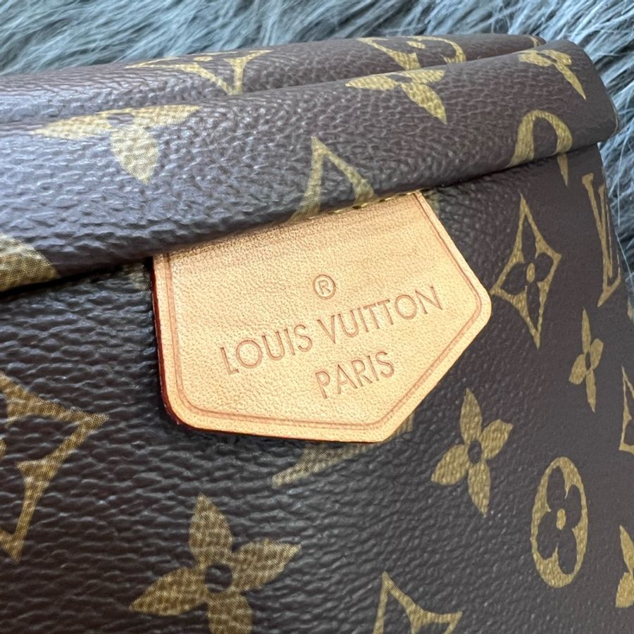 LV M43644 原花 老花 金釦 Bumbag 腰包 胸口包 霹靂 絕版-4