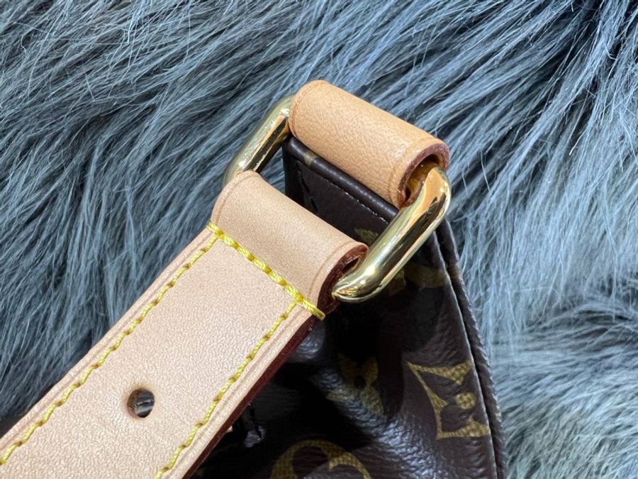 LV M43644 原花 老花 金釦 Bumbag 腰包 胸口包 霹靂 絕版-9