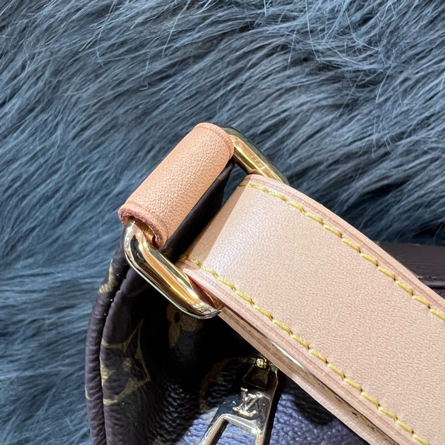 LV M43644 原花 老花 金釦 Bumbag 腰包 胸口包 霹靂 絕版-14