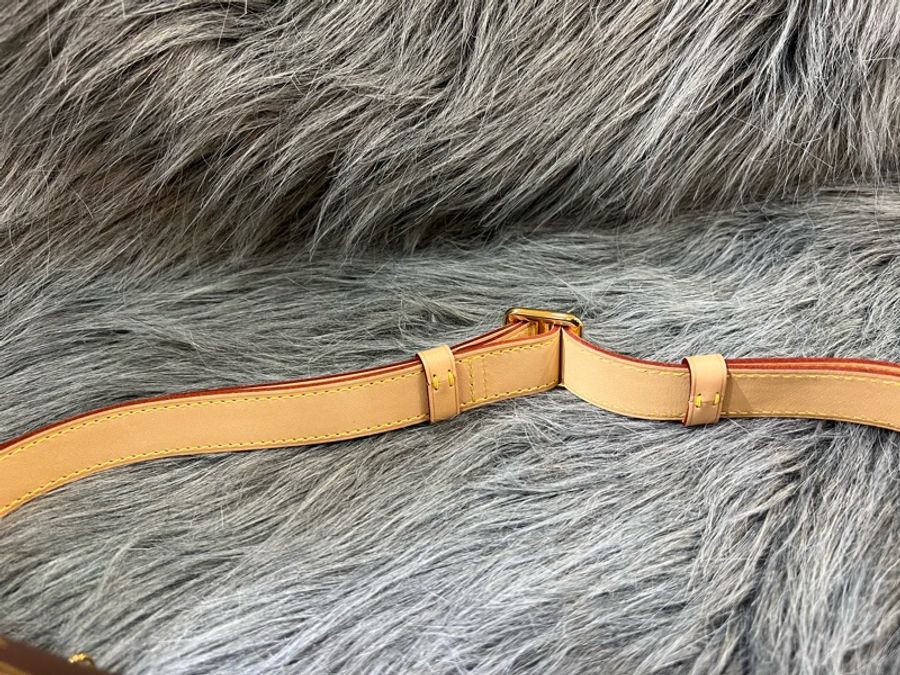 LV M43644 原花 老花 金釦 Bumbag 腰包 胸口包 霹靂 絕版-15
