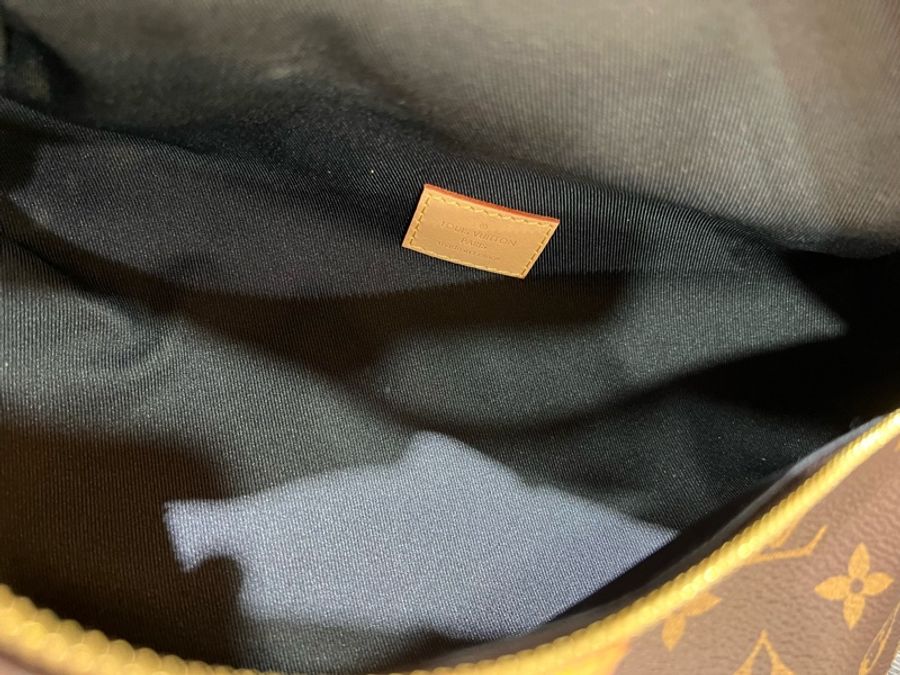 LV M43644 原花 老花 金釦 Bumbag 腰包 胸口包 霹靂 絕版-19