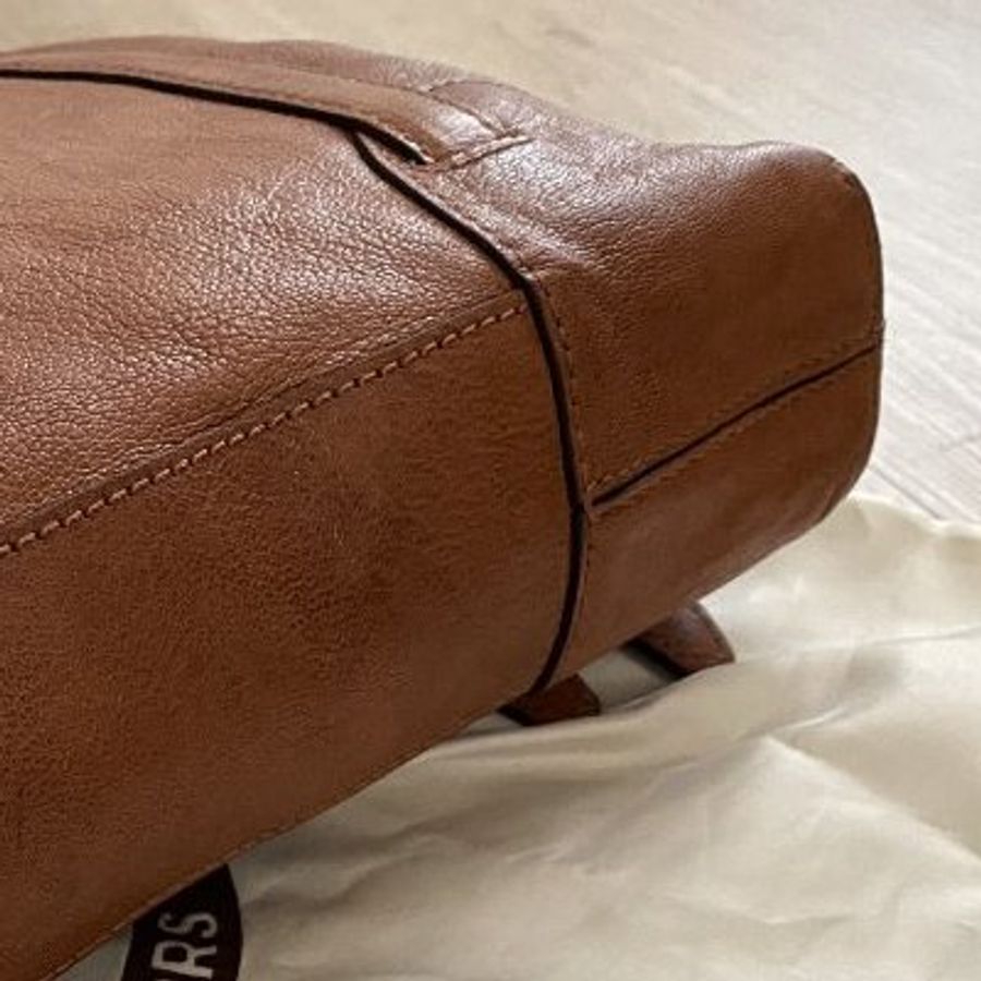 MK  Michael Kors  真皮焦糖色/手提/肩背/斜背-7