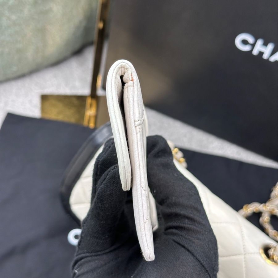 Chanel Cf20 熊貓配色黛妃斜背包🖤🤍🈶雷標🈶子袋-28