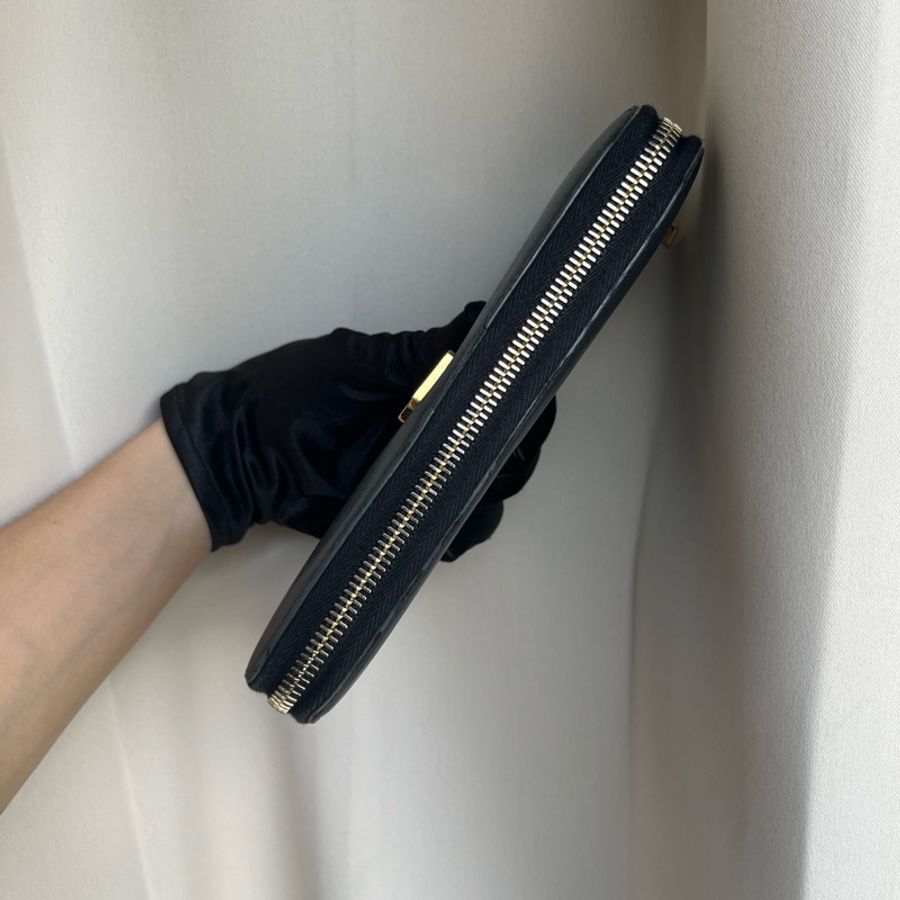 YSL 黑 長夾 男女通用 錢包 皮夾-14