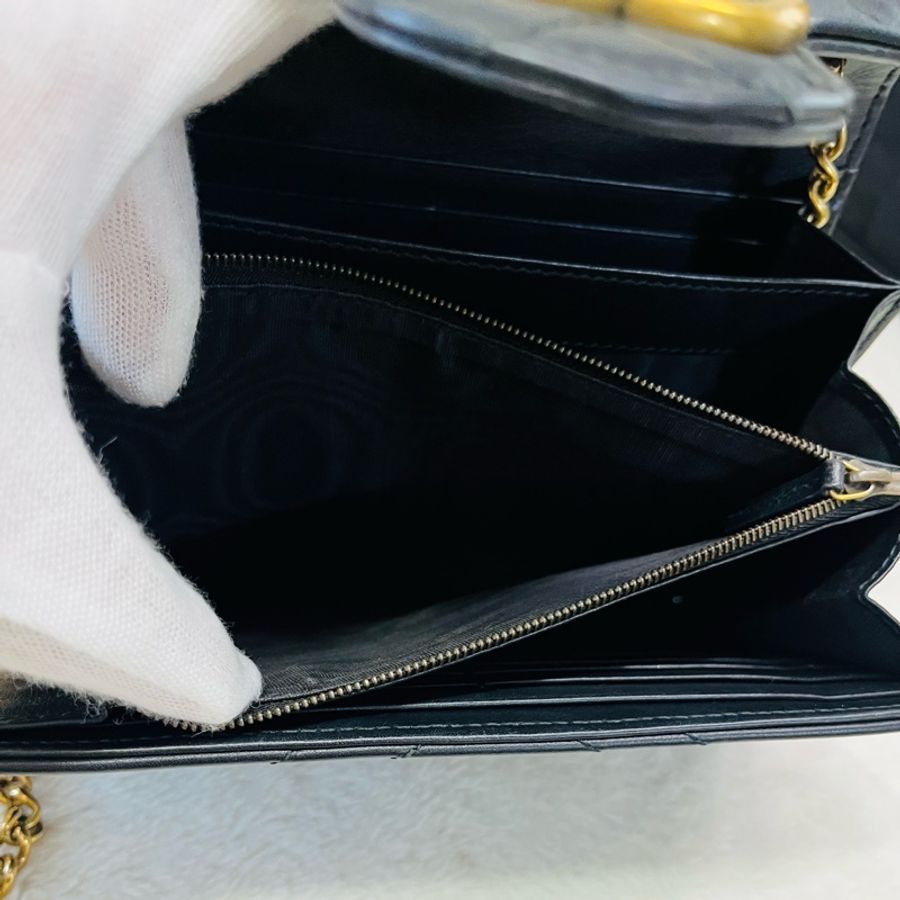 GUCCI Marmont系列绗缝鏈條手袋-21