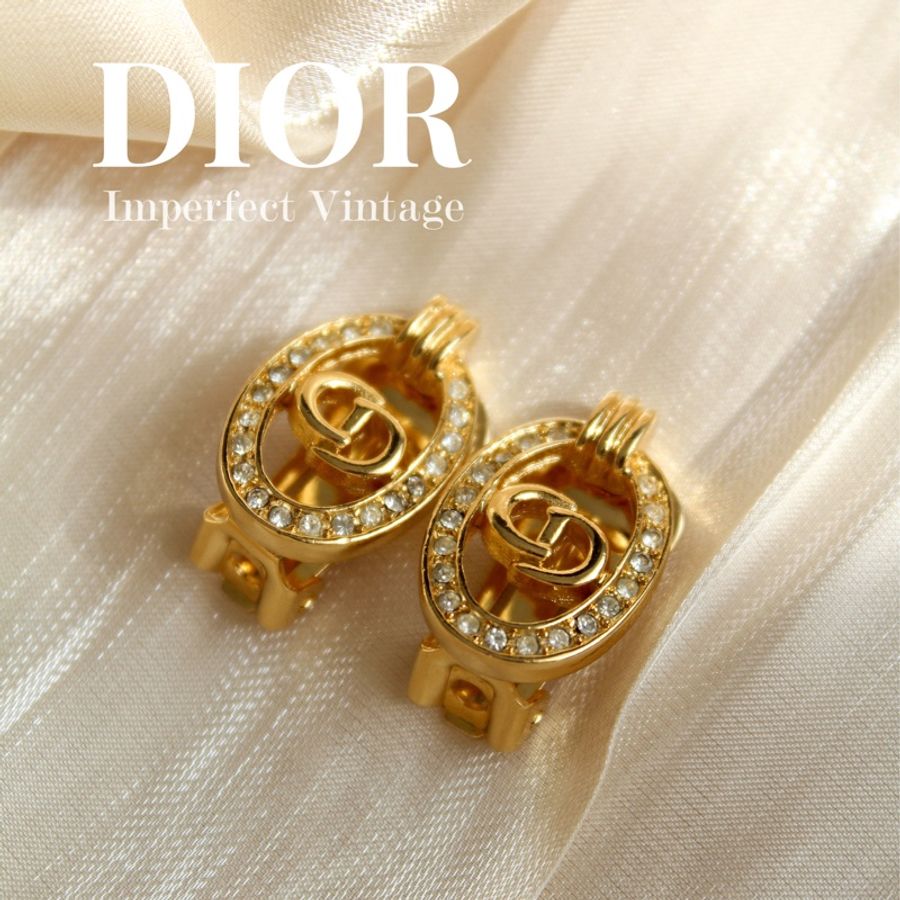 Dior中古耳夾-0