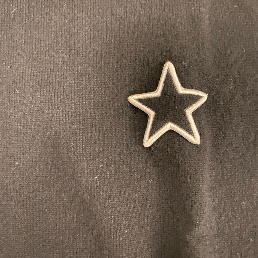 Givenchy star motif black cashmere sweater S 毛衣-5