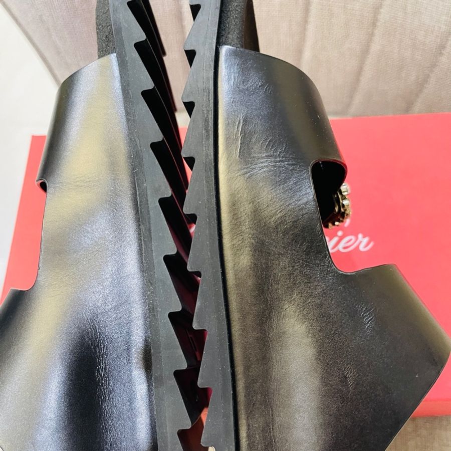 Roger vivier 經典水晶方鑽勃肯拖鞋41號-6