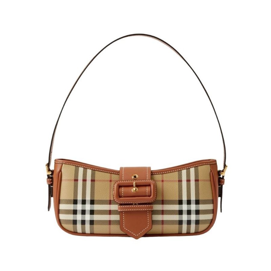 Burberry Sling Hobo Bag for Women in Archive Beige/Briar Brown (8070563-Archive_Beige)-0