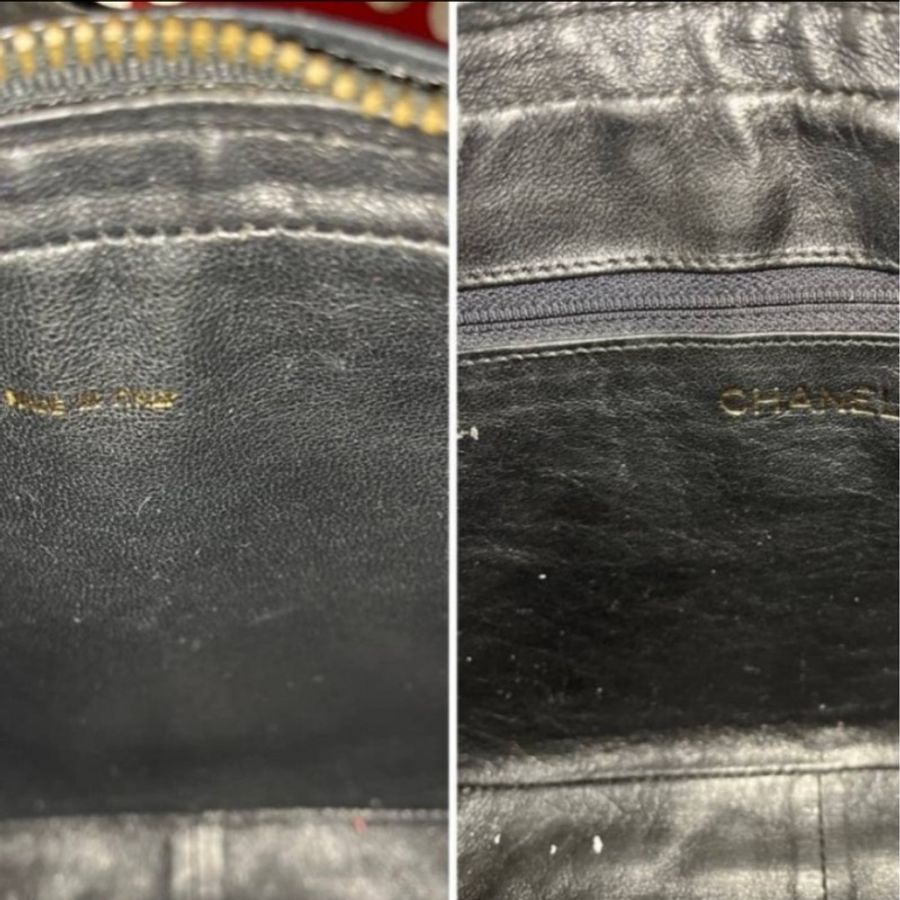 Chanel Vintage漆皮方塊相機肩背包/斜背包-13