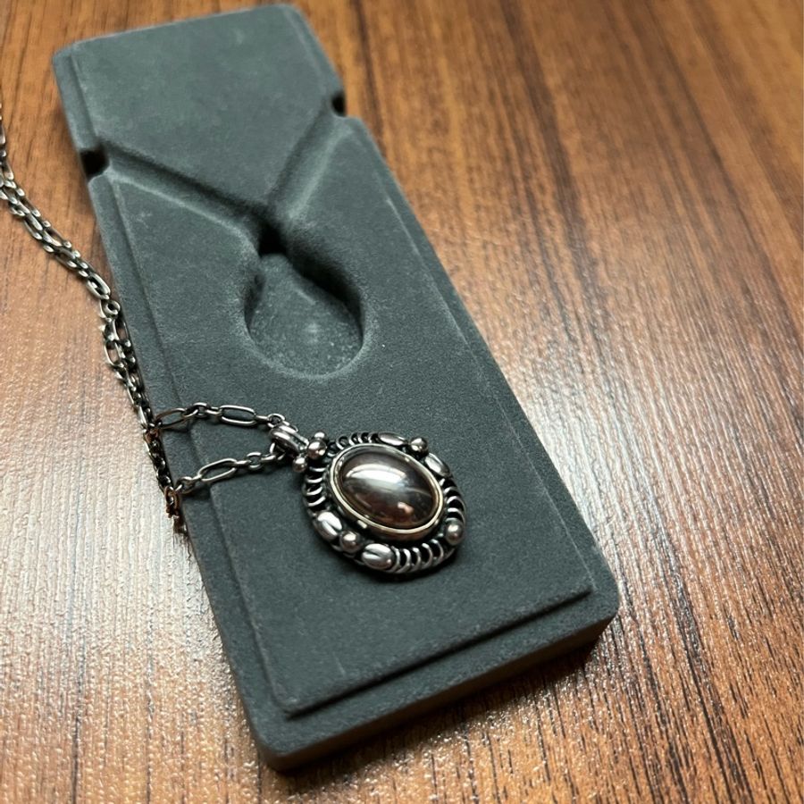 GEORG JENSEN 1995銀球年度項鍊-4