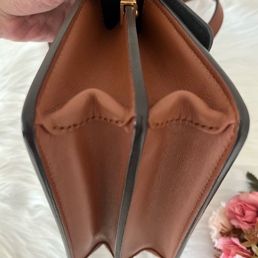 (特定客人已訂)LV M44580 DAUPHINE系列帆Reverse皮革飾邊帆布肩斜背包-9