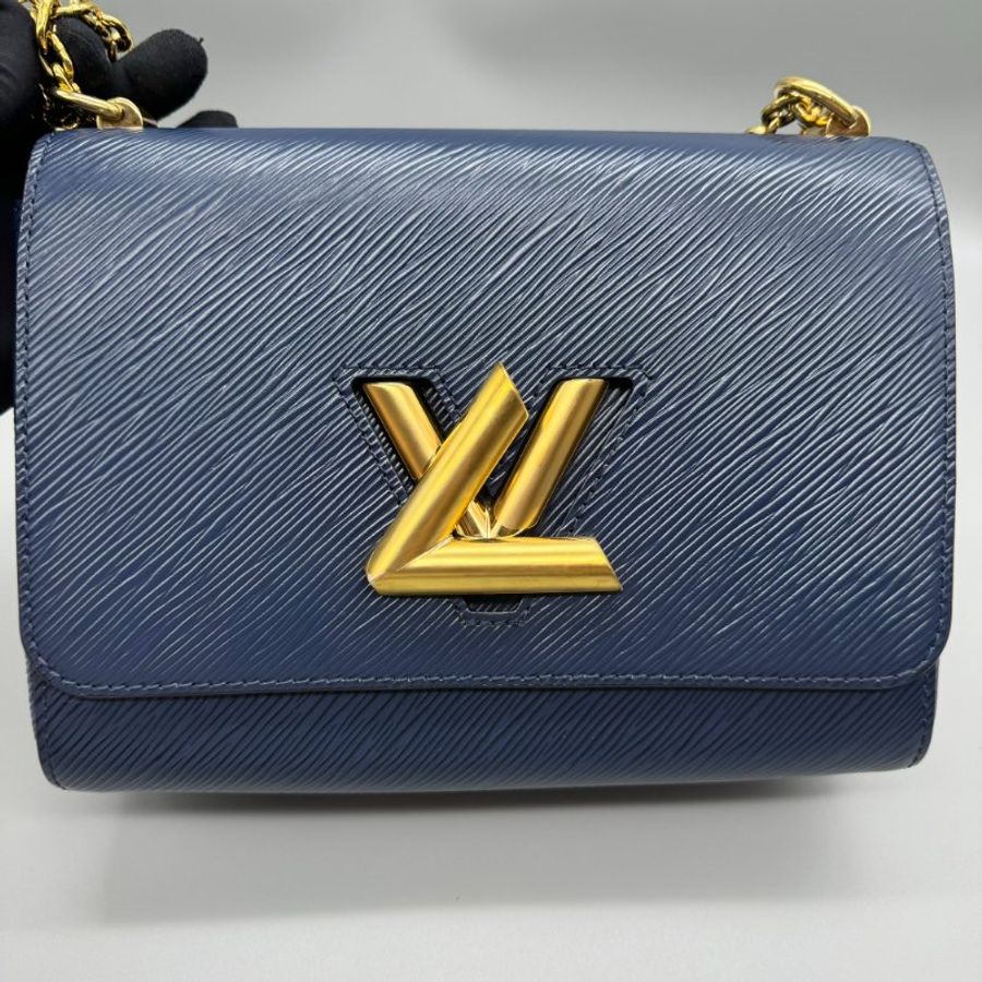 LV TWIST 藍金鏈條包-6