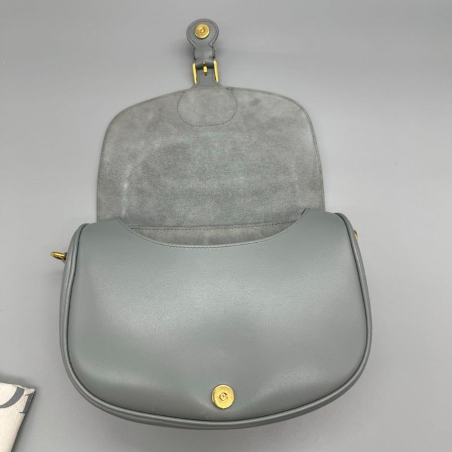 Dior Bobby馬鞍包 霧霾藍-16