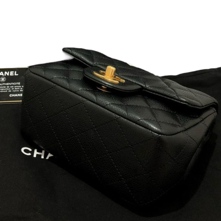 Chanel Caviar square 金扣-2