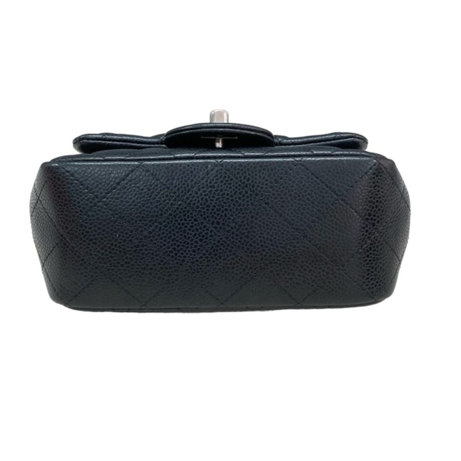 Chanel Caviar square 復古銀扣-4