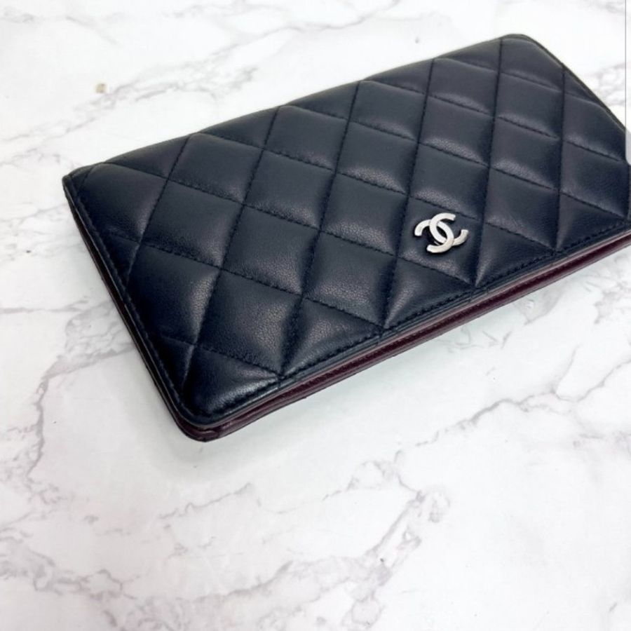 chanel 經典 雙C 長夾-1