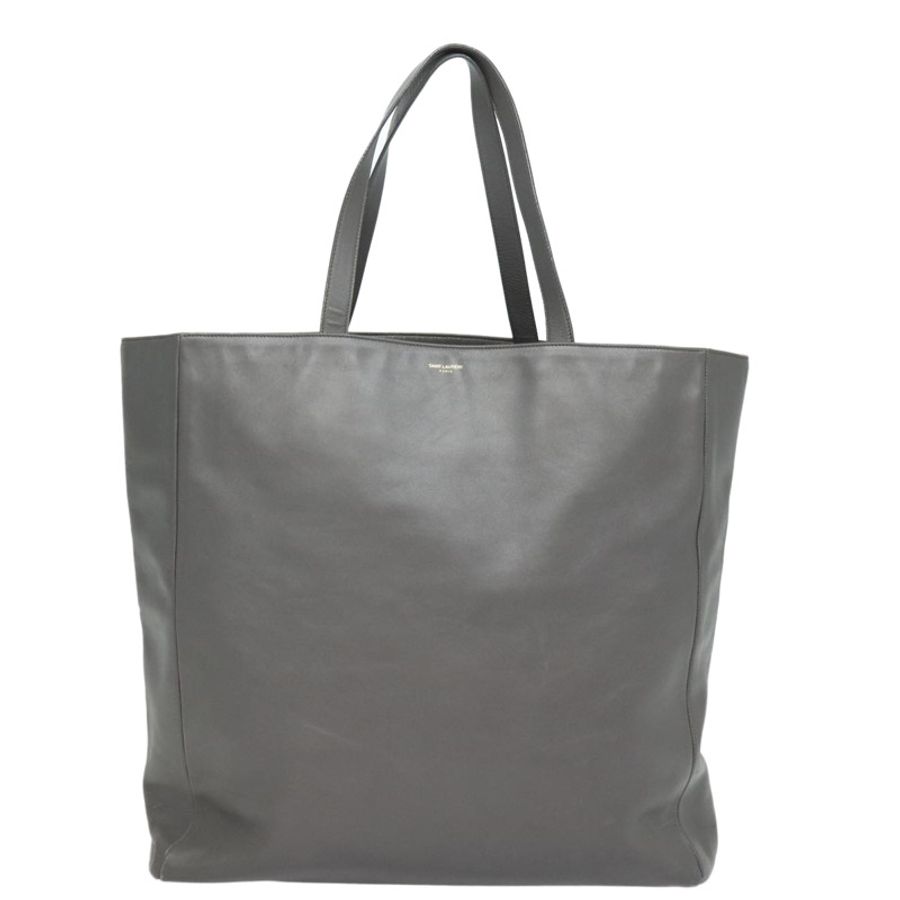 【日本直送】SAINT LAURENT 灰色皮革手提包 正品 bs15314-12