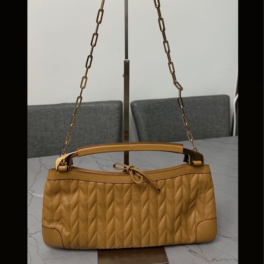 稀少中古Gucci 淺棕色羊皮two ways 袋-0