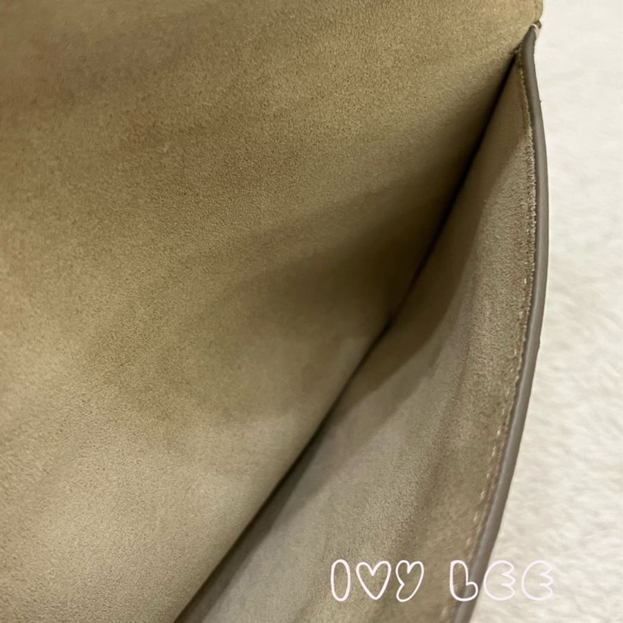 CHLOE Georgia 小牛皮斜背包 肩背包 粉膚色 二手精品-8