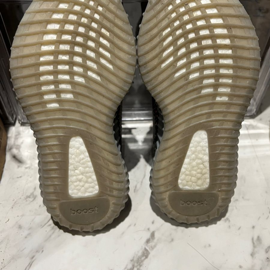 二手Yeezy Boost 350 灰橘-9