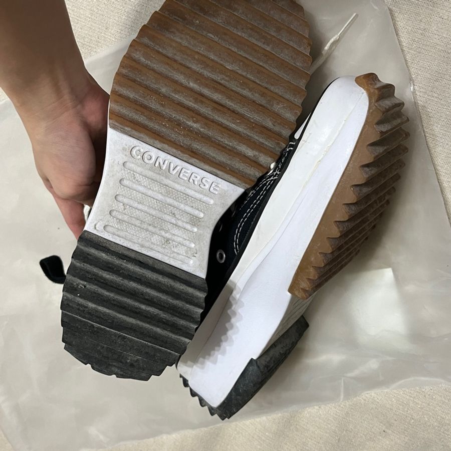 Converse Run Star 高筒帆布鞋-10