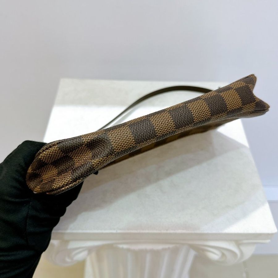 LOUIS VUITTON LV 棕色棋盤格 POCHETTE ACCESSOIRES 手提包-8