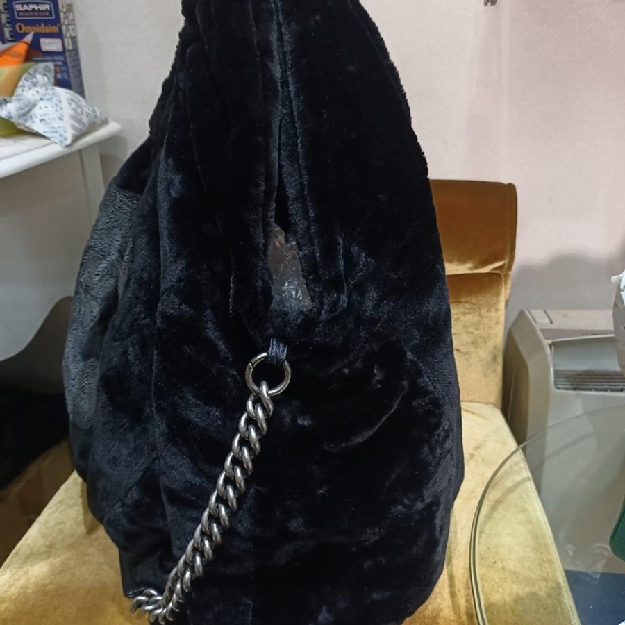CHANEL 香奈兒   限量秀款兔毛兩用鏈帶包 可以斜背 手提 肩背都非常時髦🤎-3