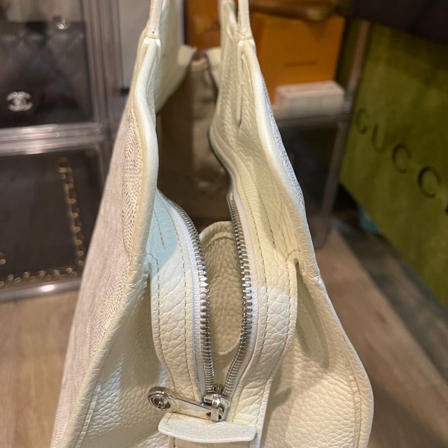 甜價賣🔥超難買的..Goyard Hardy 白色貓袋購物包 媽媽包 通勤包 旅行包-8