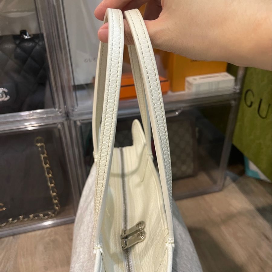 甜價賣🔥超難買的..Goyard Hardy 白色貓袋購物包 媽媽包 通勤包 旅行包-15