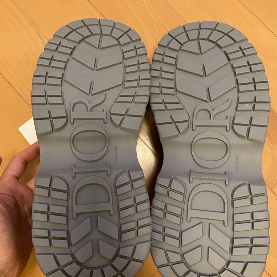Dior grey cannage buffalo loafers 41 皮鞋-6