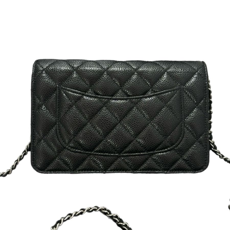 Chanel Caviar WOC 銀扣-1