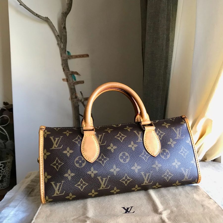 LV三角金球包🍭 Louis Vuitton老花字紋/類speedy/類圓桶包🍭正品🍭況好🍭自➕肩帶🉑️肩背/側背/斜背🍭經典vintage-4