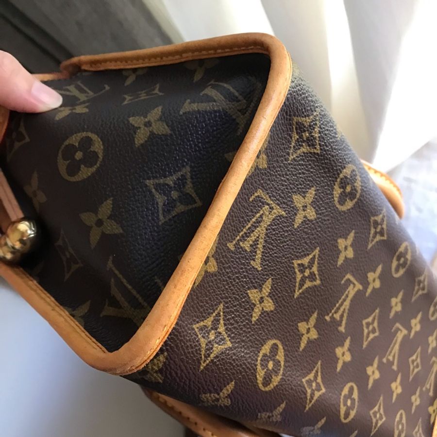 LV三角金球包🍭 Louis Vuitton老花字紋/類speedy/類圓桶包🍭正品🍭況好🍭自➕肩帶🉑️肩背/側背/斜背🍭經典vintage-30