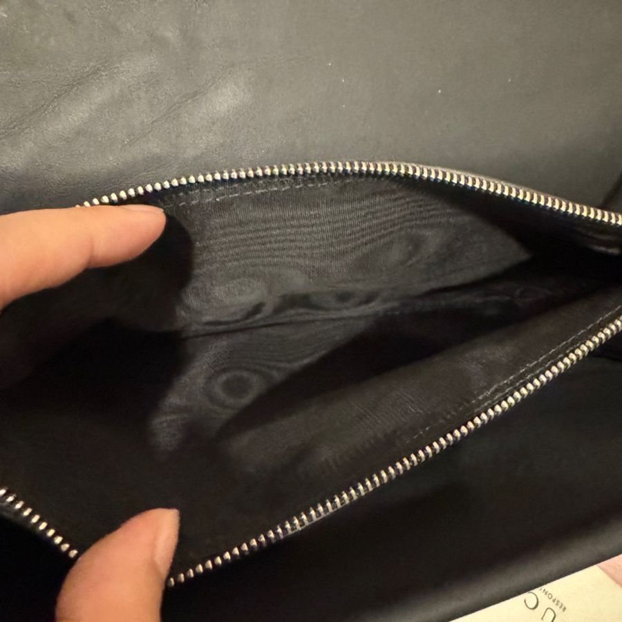 Gucci 施華洛世奇 麂皮 黑色限量版酒神 中號-9