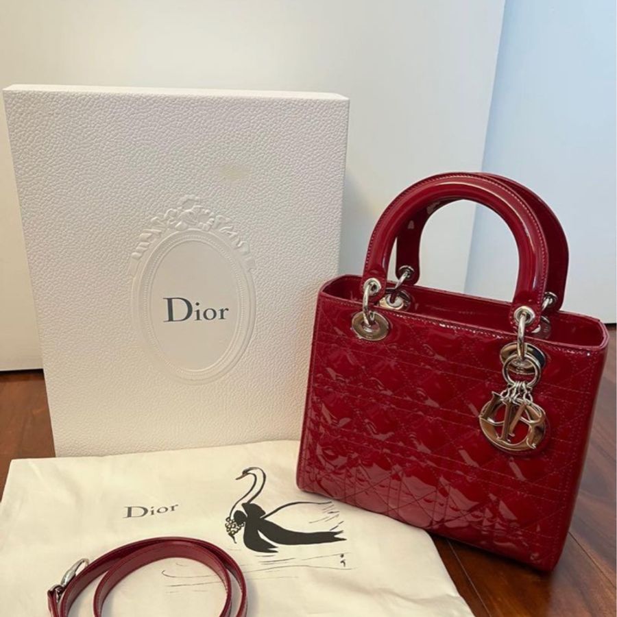 Lady Dior Handbag(五格戴妃包)Size:M-0