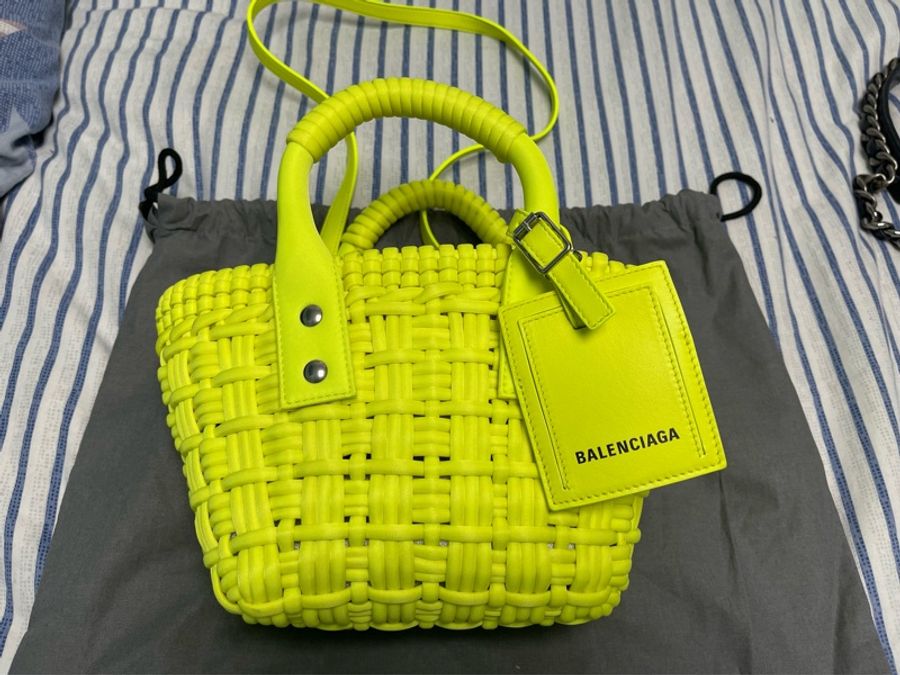 BALENCIAGA Bistro XXS Basket Handbag-0