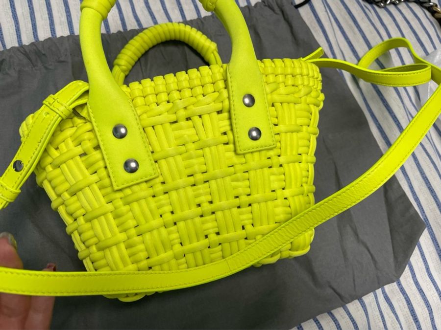 BALENCIAGA Bistro XXS Basket Handbag-3