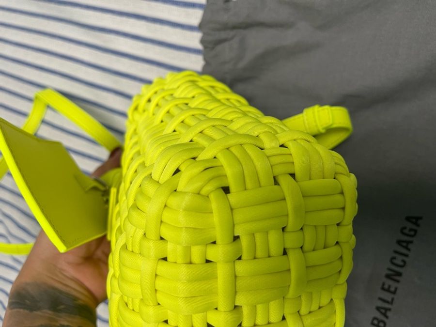 BALENCIAGA Bistro XXS Basket Handbag-9