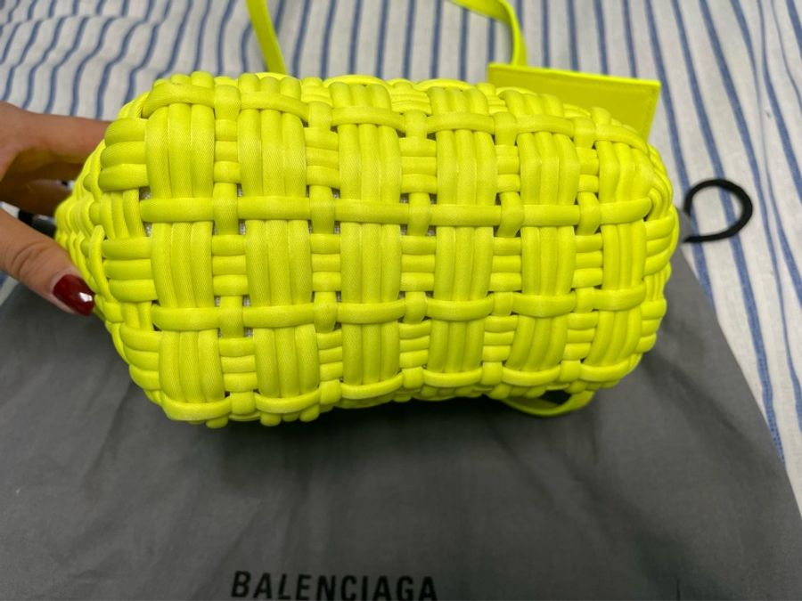 BALENCIAGA Bistro XXS Basket Handbag-11