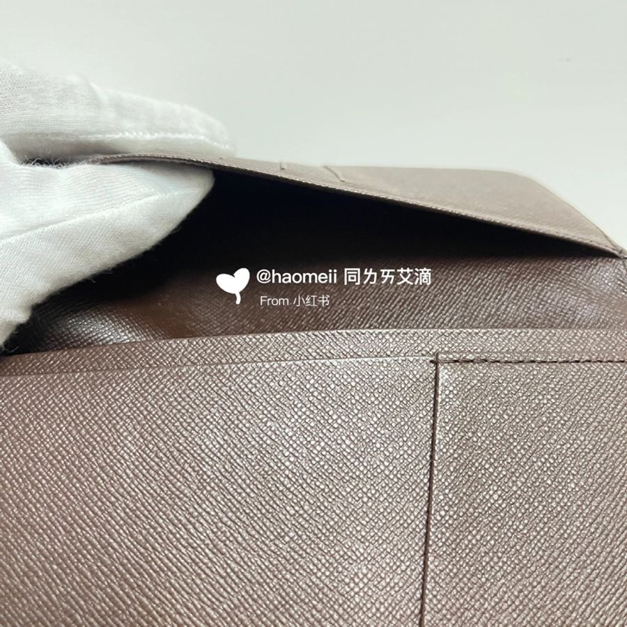 LV 經典 棋盤格 長夾 卡包 多卡層-4