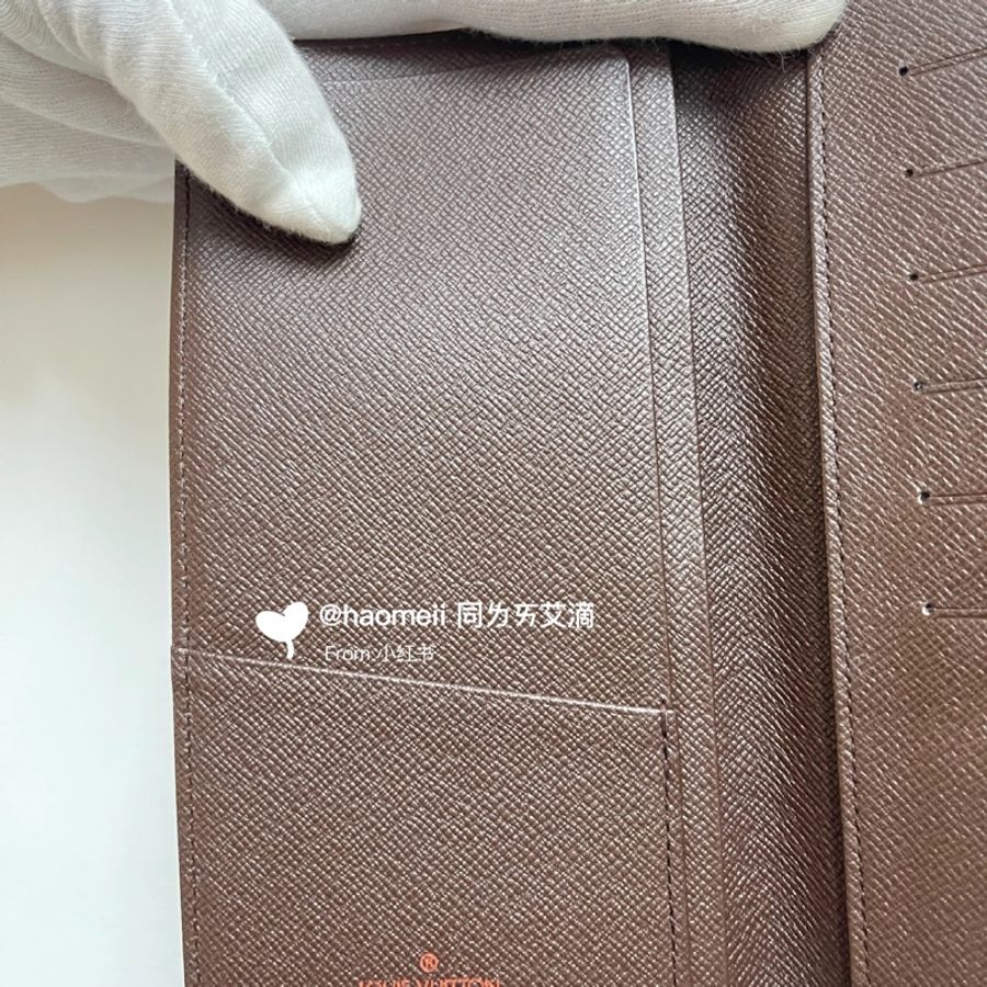 LV 經典 棋盤格 長夾 卡包 多卡層-13