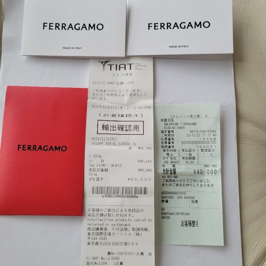 Ferragamo 經典黑圓頭平底鞋(7號半)-3
