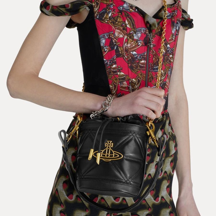 全新西太后Vivienne  Westwood Kitty small bucket bag水桶包-1