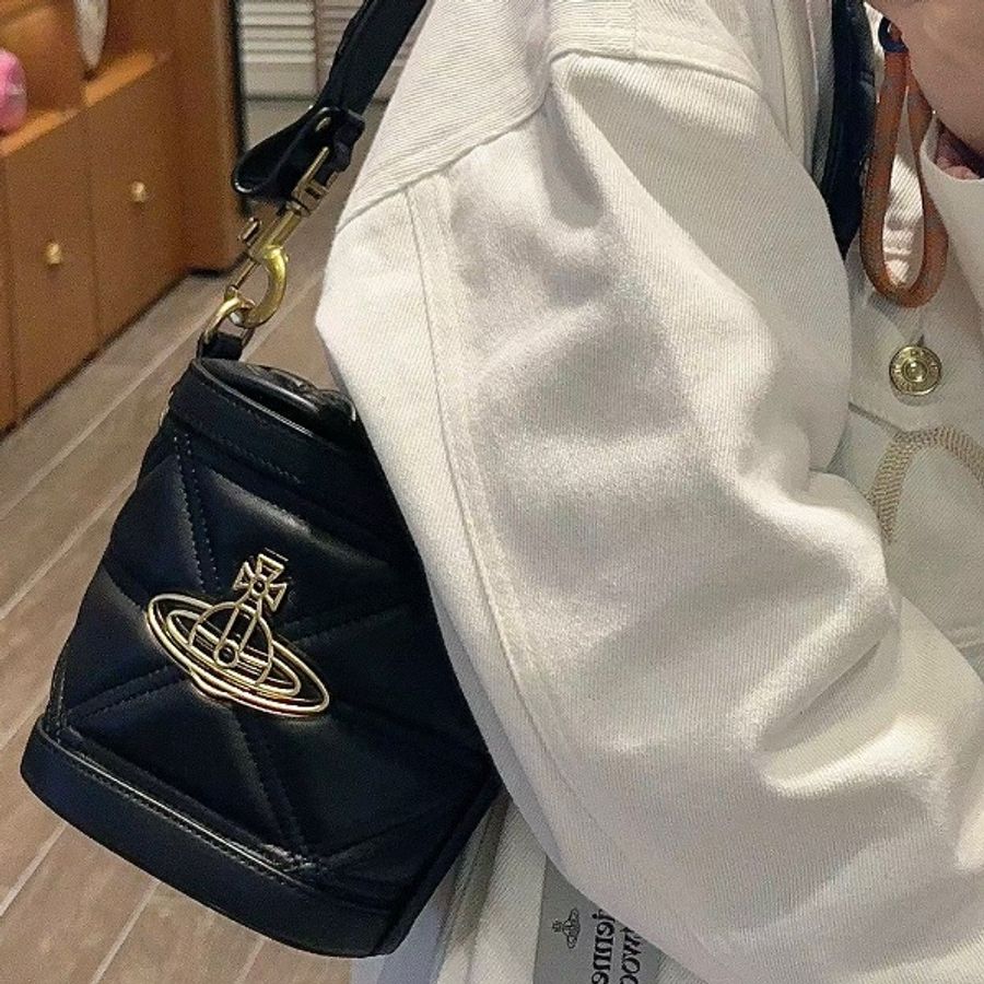 全新西太后Vivienne  Westwood Kitty small bucket bag水桶包-2