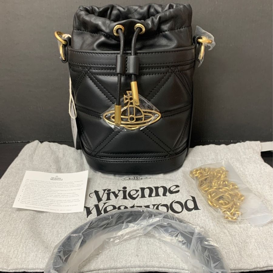 全新西太后Vivienne  Westwood Kitty small bucket bag水桶包-4