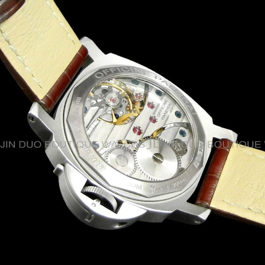 金鐸精品~W849 PANERAI 沛納海 Luminor PAM00176 P字頭鈦金屬三明治面盤手動上鍊男用腕錶-4