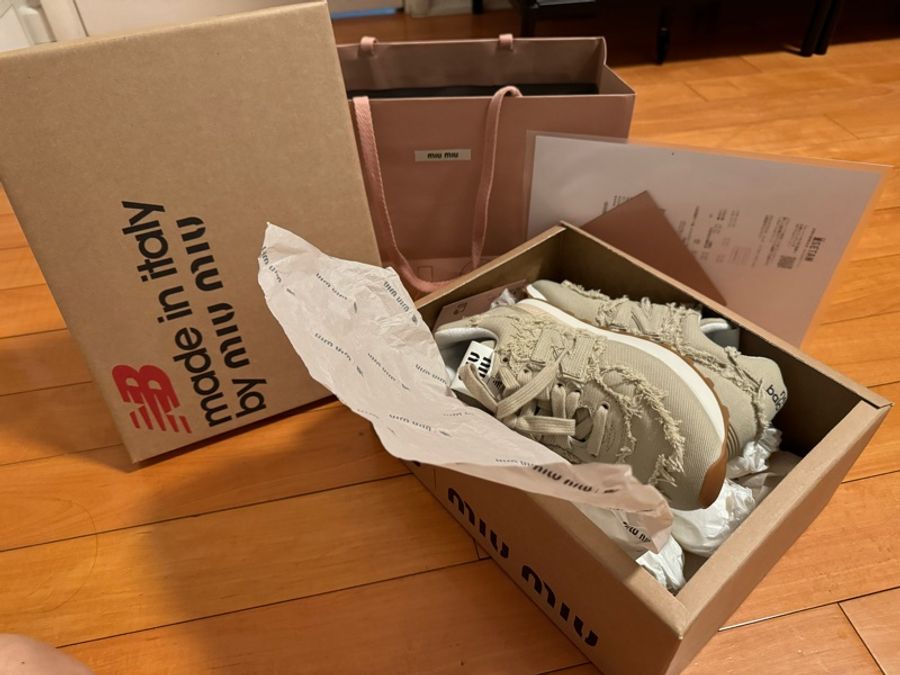 🩷NEW🩷全新品Mui Mui x New Balance 574 Never worn with tag-3