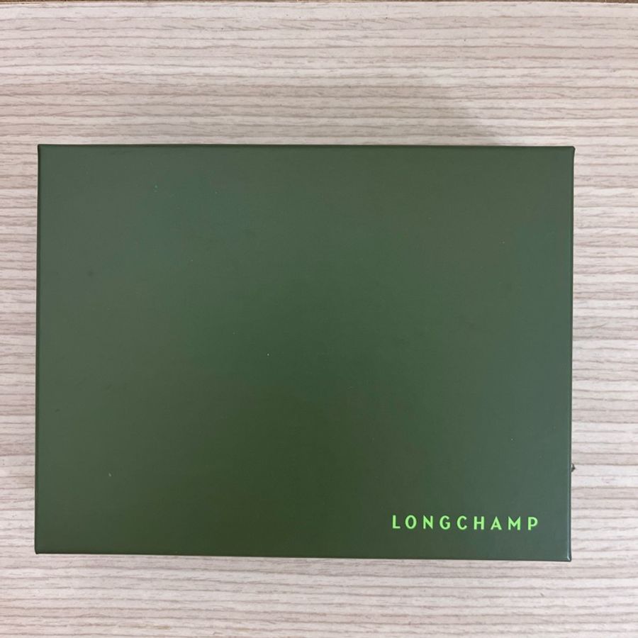 LONGCHAMP粉色小型皮夾-1